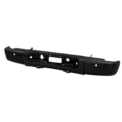 xTune 07-13 Chevy Silverado 1500 w/Parking Sensor OEM Style Steel Rear Bumper - BLK RB-CS07-SET-WS-B