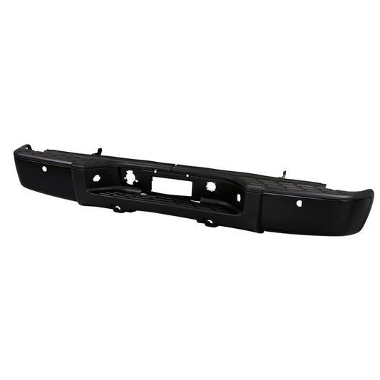 xTune 07-13 Chevy Silverado 1500 w/Parking Sensor OEM Style Steel Rear Bumper - BLK RB-CS07-SET-WS-B