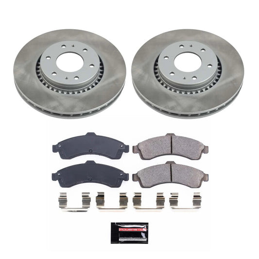 Power Stop 2005 Saab 9-7x Front Semi-Coated Rotor Kit