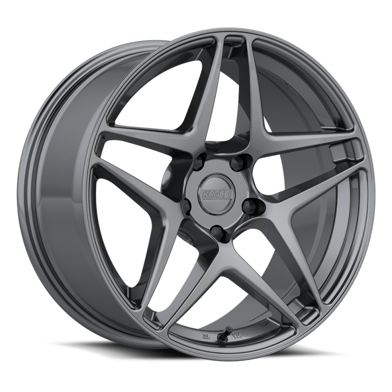 Kansei K15G Astro 19x9.5in / 5x114.3 BP / 22mm Offset / 73.1mm Bore - Gunmetal Wheel