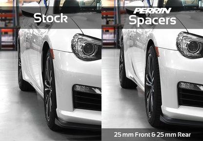 PERRIN 02-14 Subaru WRX / 2004 STI / 13-25 BRZ & Toyota GR86 30mm Wheel Spacers 5x100 56mm CB - Pair