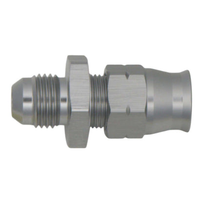 DeatschWerks 6AN Male Flare to 3/8in Hardline Compression Adapter - Includes 1 Olive Insert