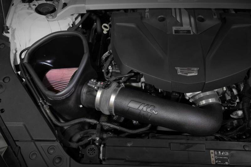 K&N 22-24 Cadillac CT5 6.2L V8 Performance Air Intake System