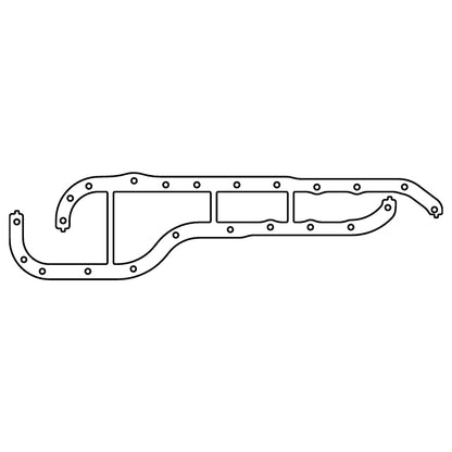 Cometic Ford EAO Cosworth YB .060in AFM Oil Pan Gasket - Pan Rails Only