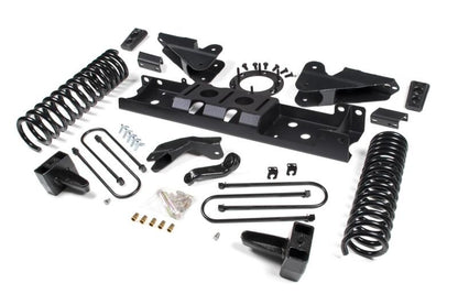 Zone Offroad 2019 Ram 3500 4in Radius Arm Bracket Gas - 3in Rear Block w/o Overload - Nitro Shocks