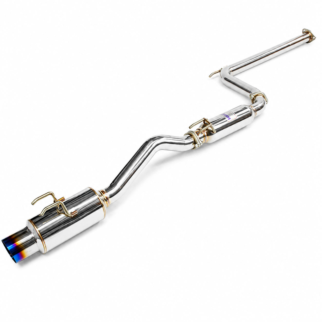 Invidia 06-11+ Civic Si 2Dr ONLY 76mm RACING N1 Titanium Tip Cat-back Exhaust