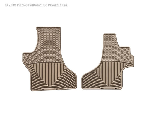 WeatherTech 95-05 Chevrolet Astro Van Front Rubber Mats - Tan