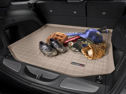 WeatherTech 25-26 Cadillac Escalade IQ Behind 3rd Row Cargo Liner w/Bumper Protector - Tan