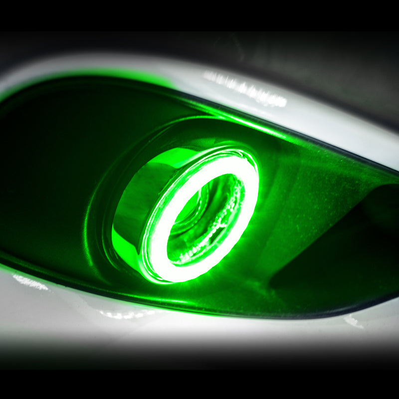 Oracle 07-14 Chevrolet Tahoe Surface Mount LED Fog Light Halo Kit - Green