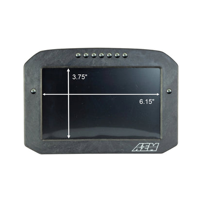 AEM CD-7G Carbon Flush Digital Dash Display w/ Internal 20Hz GPS & Antenna
