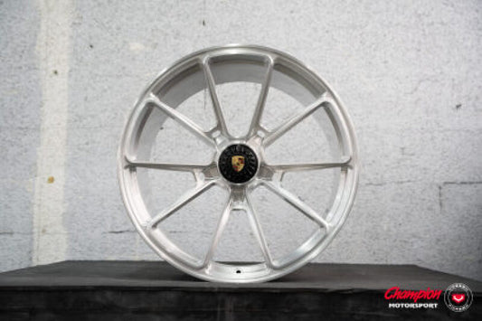 Vossen X Champion RS92 21X11.5 / ET58 / 5X130 / Brushed Gloss Clear Wheel / Taycan - Rear