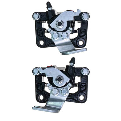 Power Stop 09-14 Acura TSX Rear Black Caliper - Pair w/Bracket