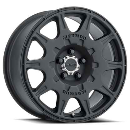 Method MR502 RALLY 17x8 +38mm Offset 5x100 67.1mm CB Matte Black Wheel