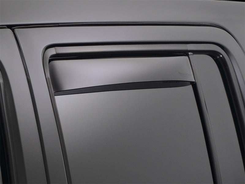 WeatherTech 12+ BMW 3-Series Rear Side Window Deflectors - Dark Smoke