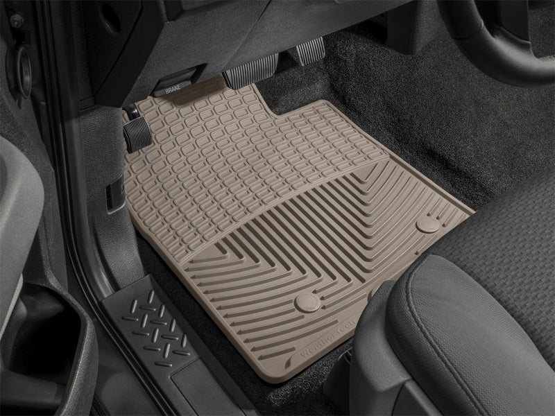 WeatherTech 07+ Volvo S80 Front Rubber Mats - Tan