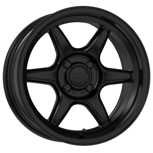 Kansei K11B Tandem 15x8in / 4X114.3 BP / 0mm Offset / 73.1mm Bore - Satin Black
