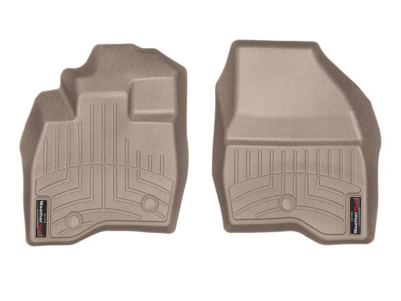 WeatherTech 2017+ Ford Explorer Front FloorLiner - Tan