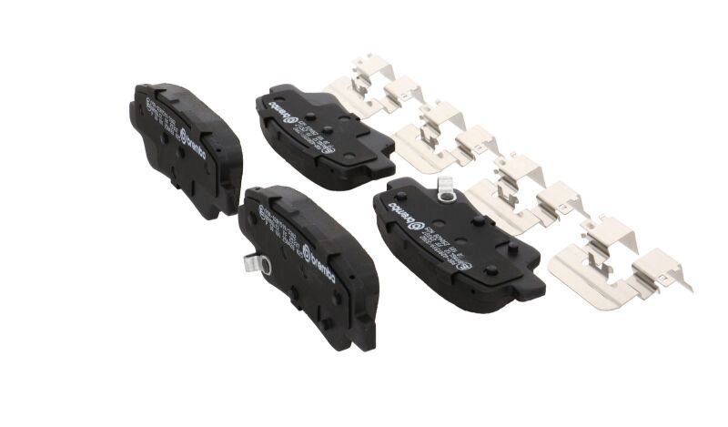Brembo OE 21-23 Hyundai Kona/19-24 Kona Electric/19-21 Veloster Low-Met Brake Pad - Rear