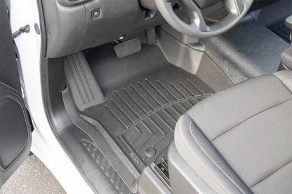 WeatherTech 19-26 Chevrolet Silverado 1st Row Front FloorLiner HP for Vinyl Floors - Black