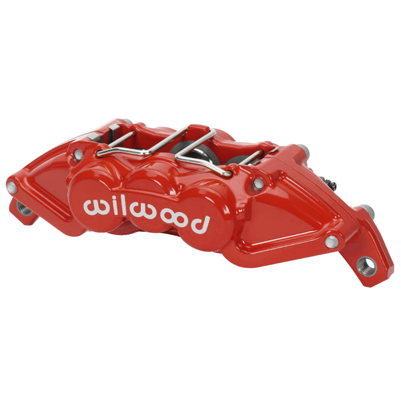 Wilwood caliper UTV6-P 1.25/1.12/1.12 .25 rotor R/H red
