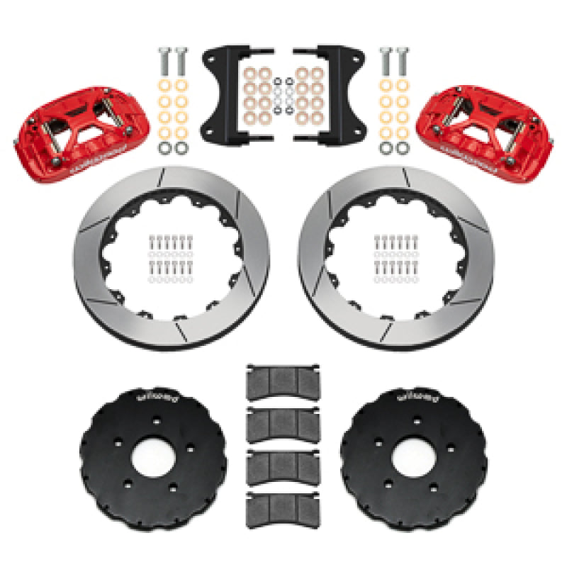 Wilwood 14-19 Chevrolet Corvette C7 Forged XRS6R Front BBK - 13.06 Rotor - Red