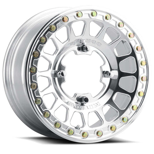 Method MR413 Beadlock 15x10 / 5+5/0mm Offset / 5x4.5 / 70mm CB Polished Wheel