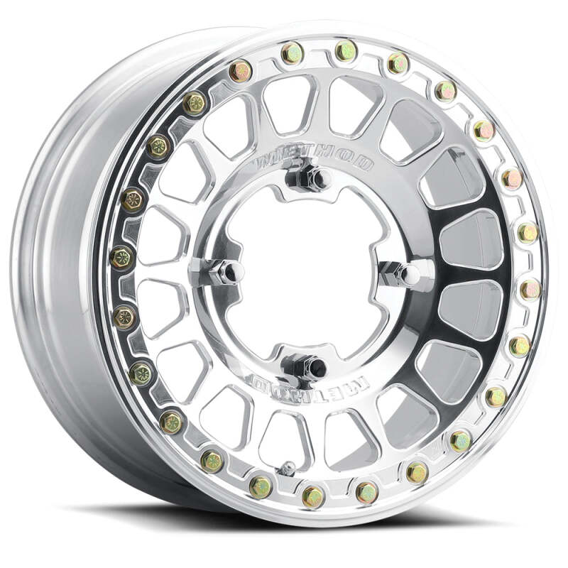 Method MR413 Beadlock 15x10 / 5+5/0mm Offset / 4x136 / 96mm CB Polished Wheel