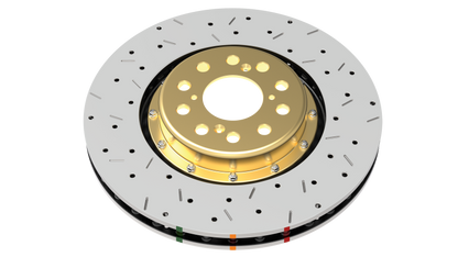 DBA 94-04 Ford Mustang (Cobra Models) Front 5000 Series Drilled & Slotted Ring