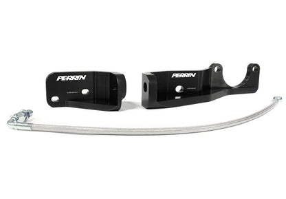 PERRIN 15-21 Subaru Impreza/WRX/STI Pitch Stop Mount & Firewall Brace - Black