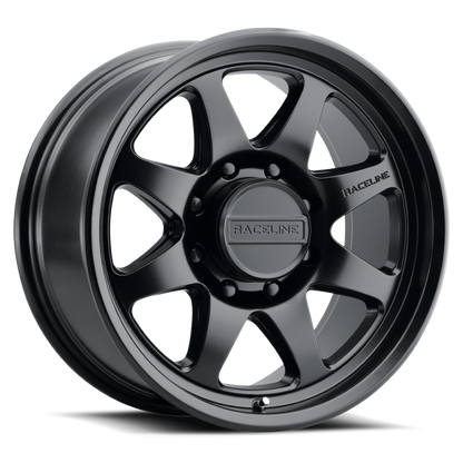 Raceline 962B Maverick 18x9in / 8x180 BP / 18mm Offset / 130.81mm Bore - Satin Black