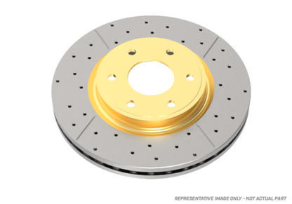 DBA 94-02 Land Rover Range Rover Rear Drilled & Slotted Street Series Rotor