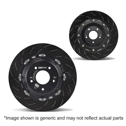 EBC Racing 90-09 BMW Z4 (E85) 2.0L Front 355mm 2 Pc Rotor Replacement (Pair)