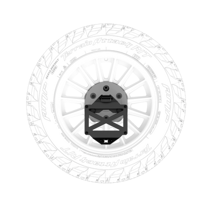 Body Armor 4x4 16-23 Toyota Tacoma/10-24 4Runner Pro Series II Tire Carrier W/ License Plate Holder