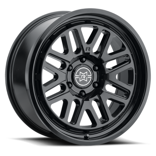 Method Raised MR804 20x12 / 5x5 BP / -40mm Offset / 71.5mm Bore - Gloss Black Wheel