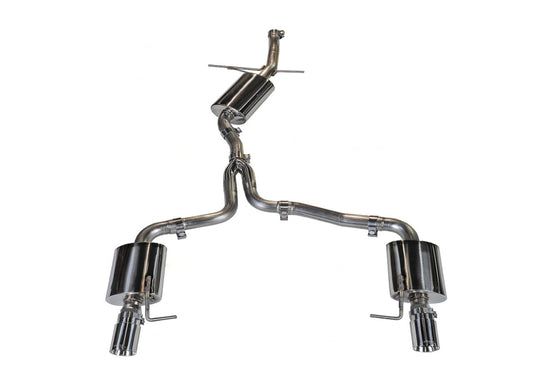 AWE Tuning Audi B8.5 All Road Touring Edition Exhaust - Dual Outlet Polished Silver Tips