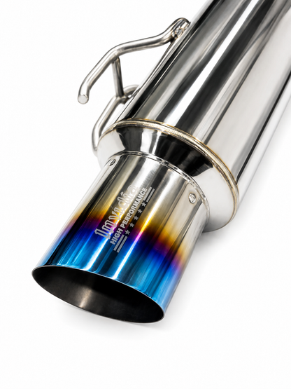Invidia 06-11+ Civic Si 2Dr ONLY 76mm RACING N1 Titanium Tip Cat-back Exhaust