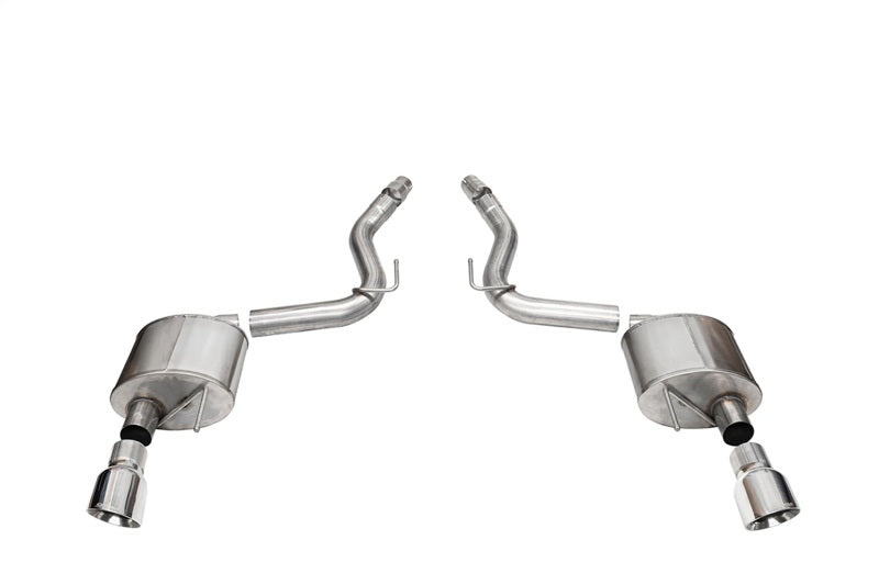 Corsa 2024 Ford Mustang Sport Axle-Back Dual Rear Exit with 4.5in Polished Pro-Series Tips