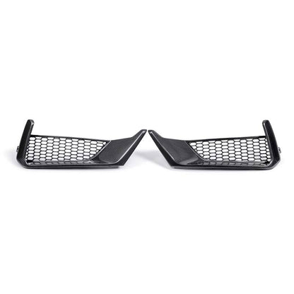 Anderson Composites 2024 Ford Mustang Dark Horse Carbon Fiber Front Bumper Inserts