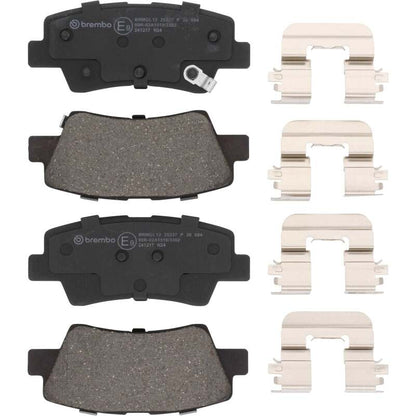 Brembo OE 2017 Hyundai Elantra/18-22 Ioniq/18-19 Sonata/16-17 Veloster Low-Met Brake Pad - Rear