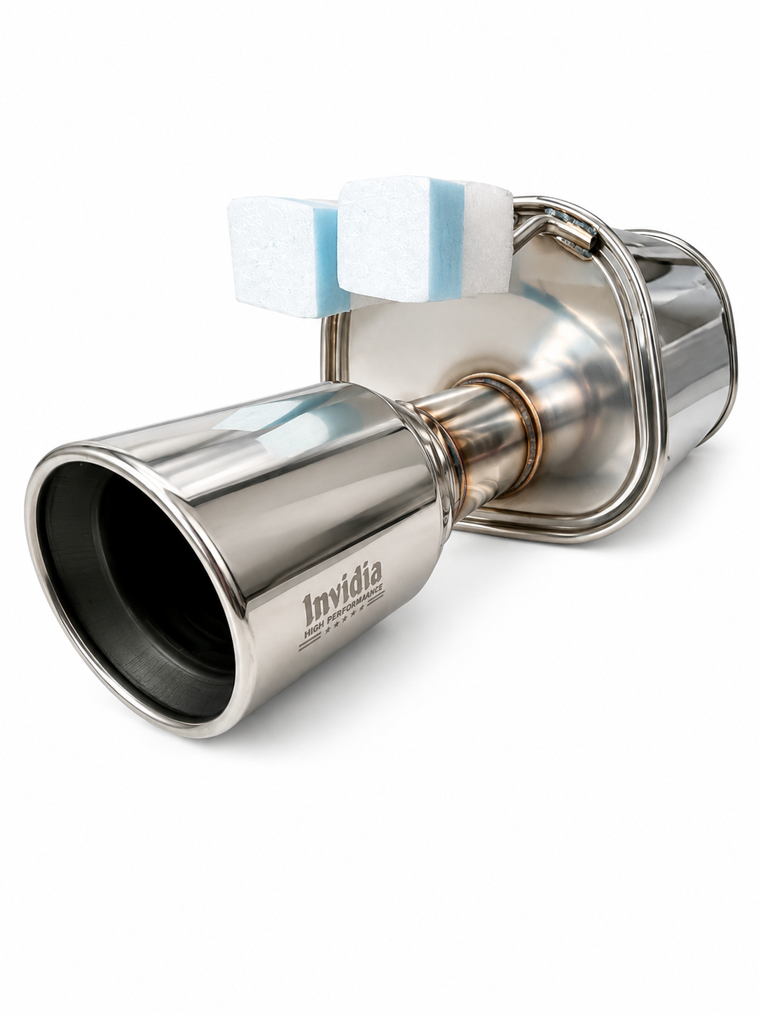 Invidia 06+ Civic Si 2dr ONLY Q300 Rolled Stainless Steel Tip Exhaust