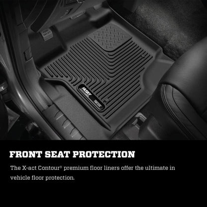 Husky Liners 2024 Toyota Tacoma Crew Cab Pickup (Ex. Hybrid) X-act Contour Rear Floor Liner - Black