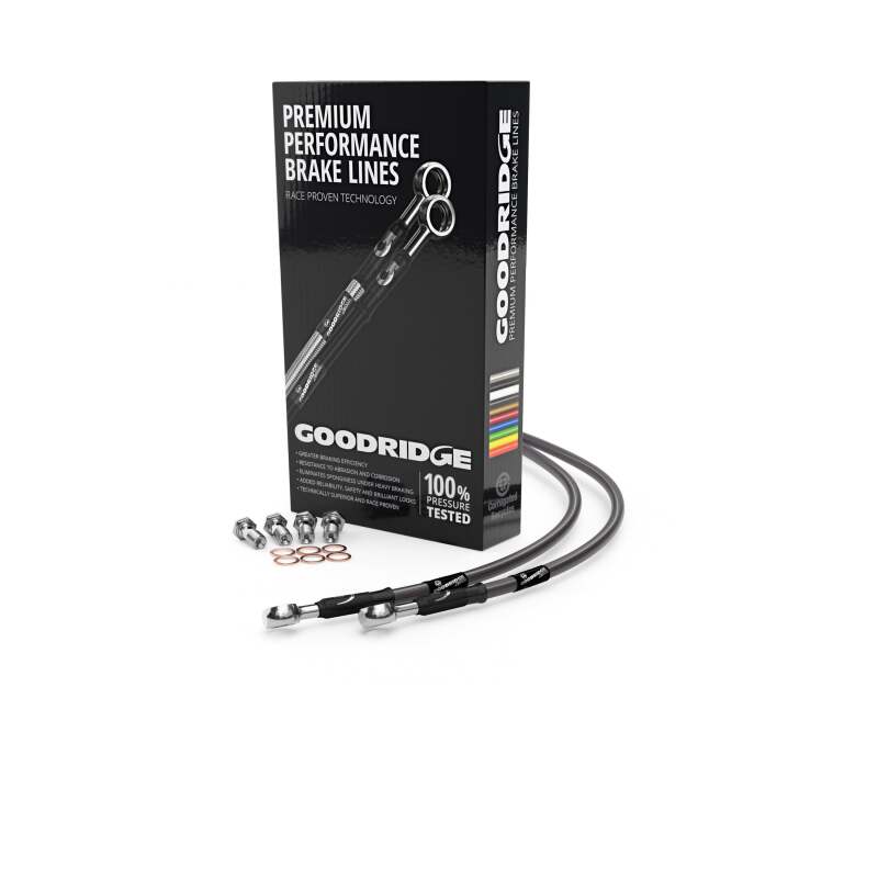 Goodridge Suzuki GSXR600/750 K4-K5 Carbon Race Front SS Brake Lines