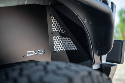 DV8 Offroad  07-18 Jeep Wrangler JK Rear Inner Fender - Satin Black