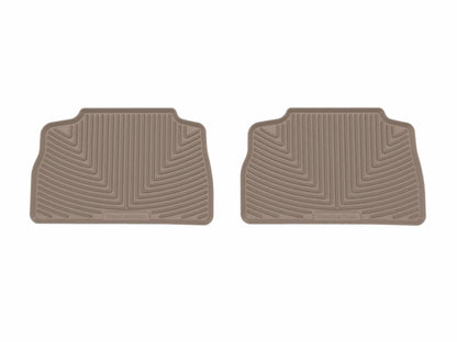WeatherTech 20-26 BMW X6 40i 2nd Row Rear All-Weather Floor Mats - Tan