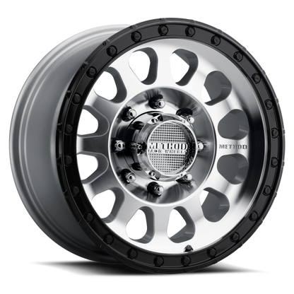 Method MR315 17x8.5 0mm Offset 8x6.5 130.81mm CB Machined Wheel - Gloss Black Lip