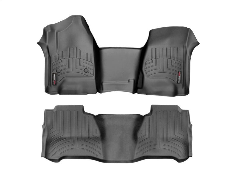 WeatherTech 2019+ Volkswagen Jetta Front and Rear FloorLiners - Black (Automatic Trans Only)