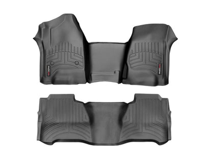 WeatherTech 14+ Jeep Wrangler Front and Rear FloorLiner - Black