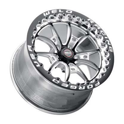 Weld RT-S S80 15x10 / 5x115 BP / 6.5in BS Black Wheel - Black Single Beadlock MT