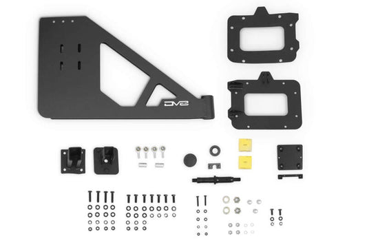 DV8 07-18 Jeep Wrangler (JK) Tire Carrier for MTO Bumper