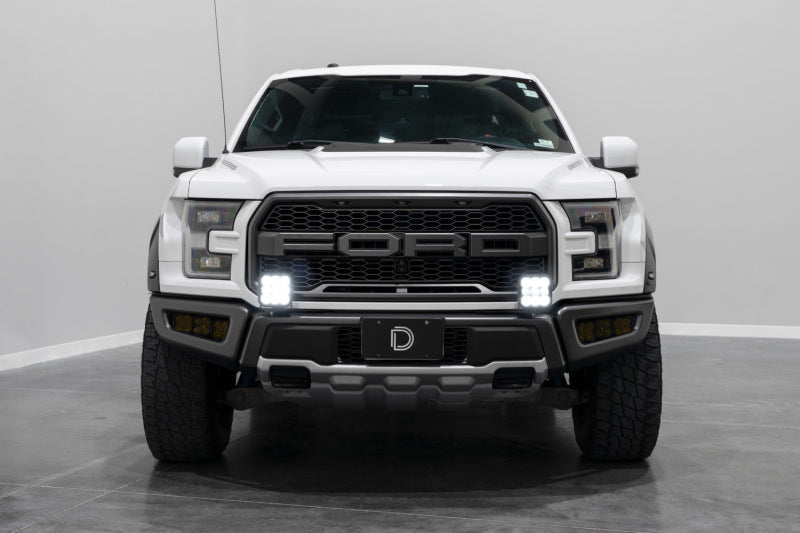 Diode Dynamics 17-20 Ford Raptor SS5 Bumper LED Pod Light Kit Sport - White Driving